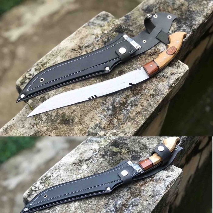 A631 Pisau dapur Kukri Kalep Baja Per TERMURAH KUAT BOS