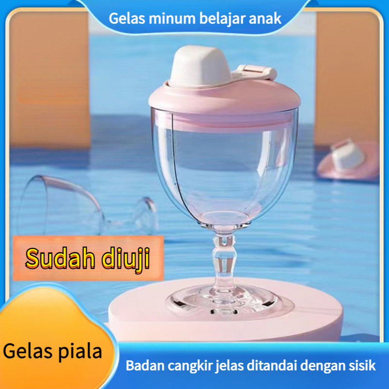 Cangkir Minum Bayi 150Ml Cangkir Belajar Minum/Botol Susu Plastik/Gelas Tahan Jatuh untuk Kaca Jus S