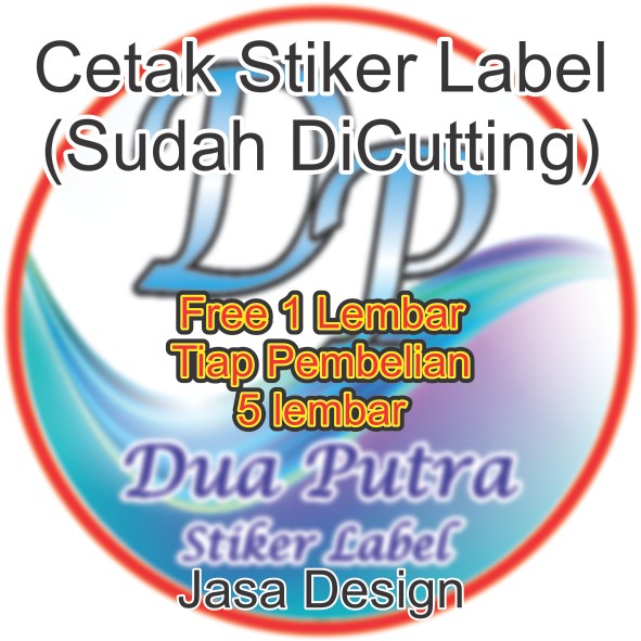 

FREE DESIGN Design + Cetak Stiker Label Produk Kemasan Proses 1 Hari Jadi