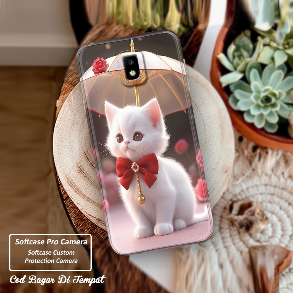 Premium Silicone Full Cover Case Samsung J3 Pro J5 Pro J7 Pro Kucing Softcase Pro Camera Cassing Hp 