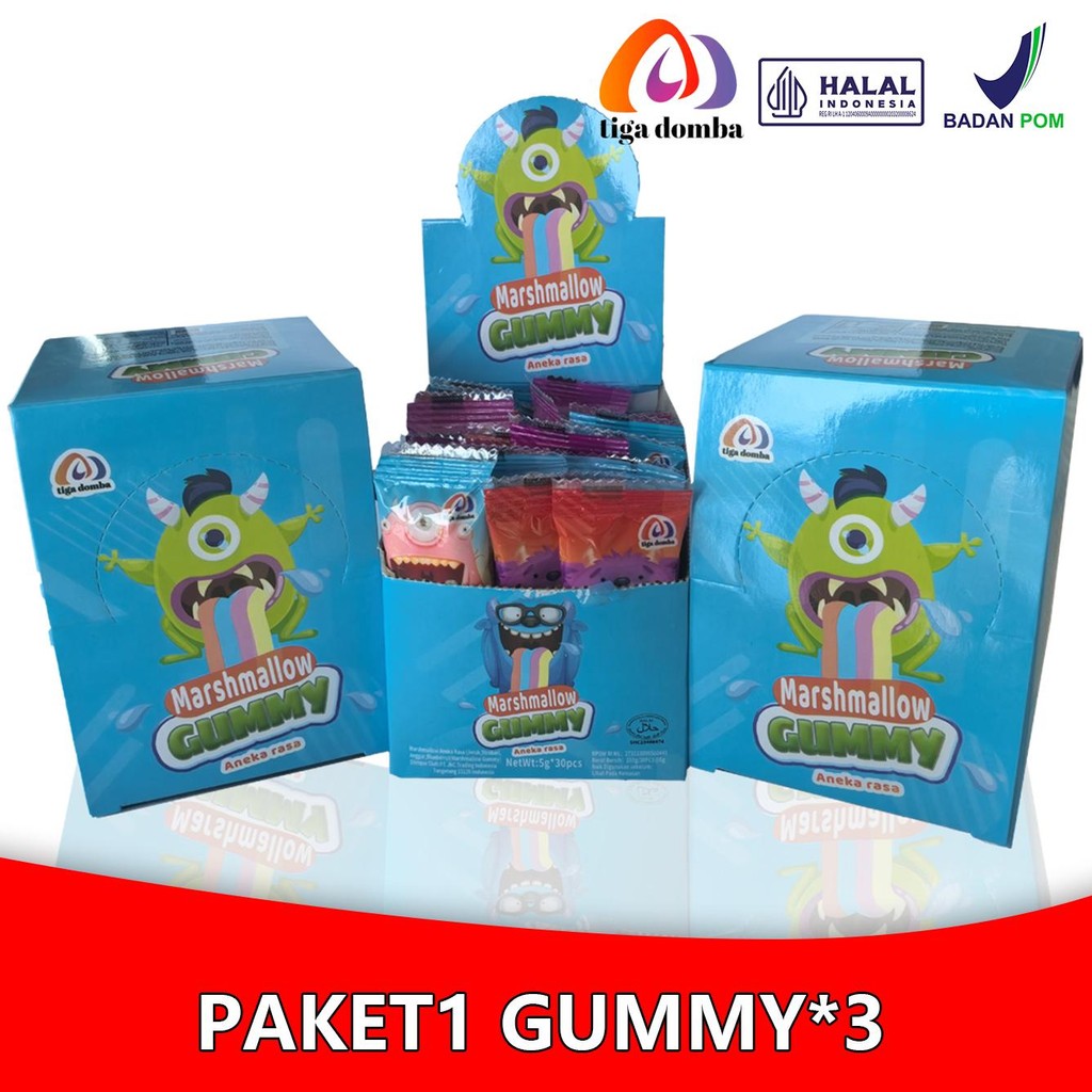 

Pilihan Marshmallow Permen Crispy Rasa Buah yang Segar Paket 3-in-1