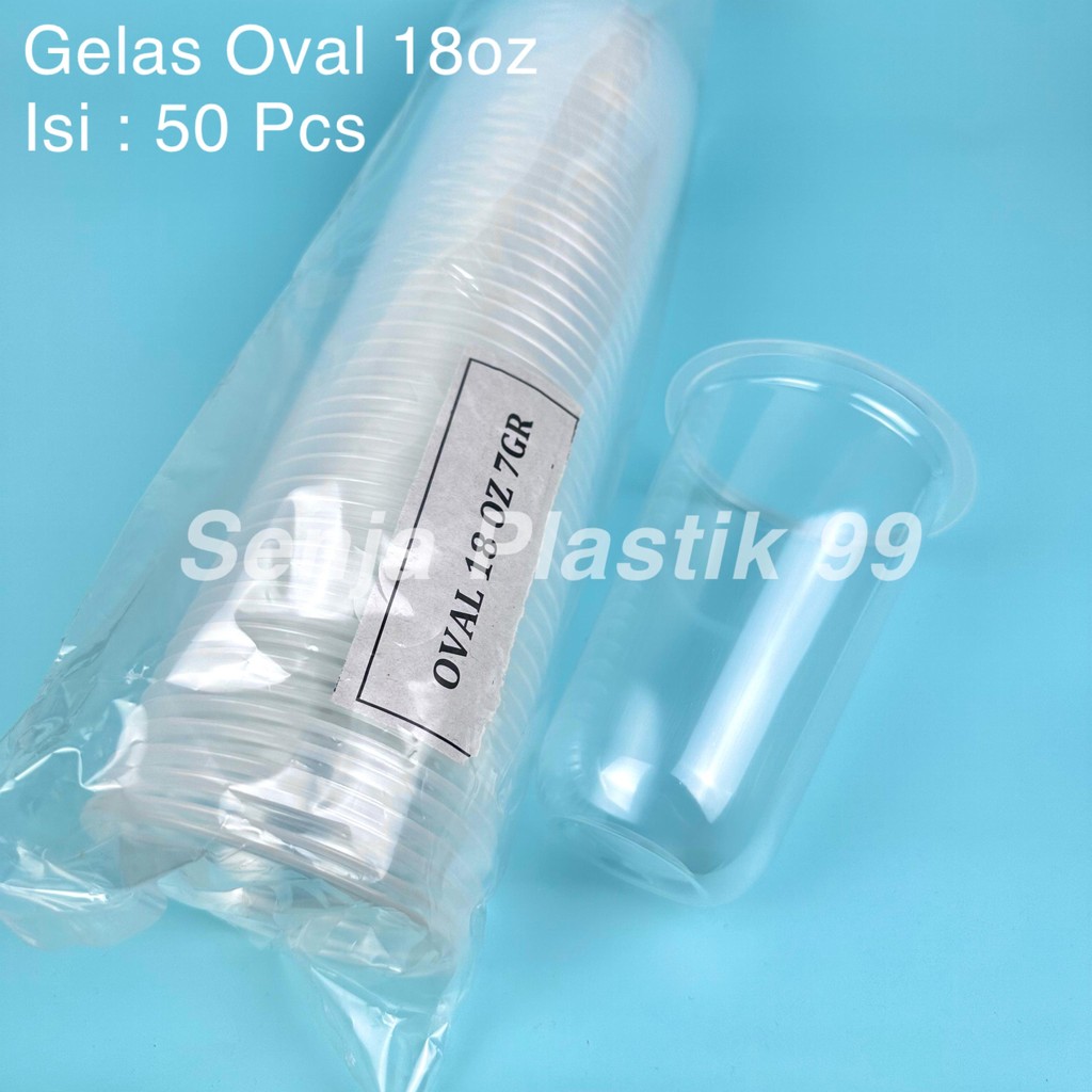 

Ukf5Pc6F4H (Kuliner.Kita) (Isi 50) Gelas Oval 18Oz / U Cup Bahan Pp 7Gr