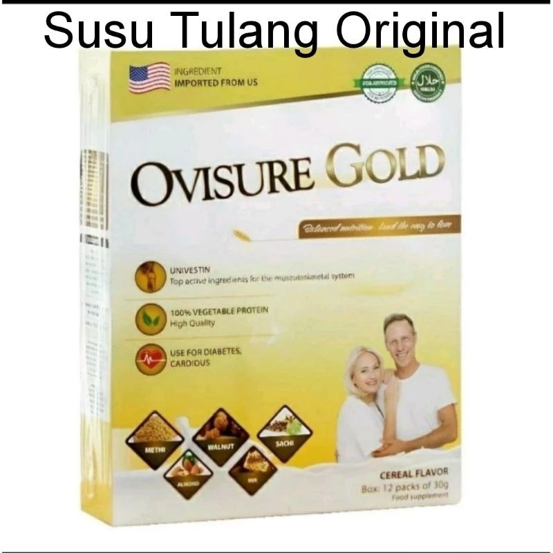 

Harga Per 1 Box ) Ovisure gold susu untuk tulang
