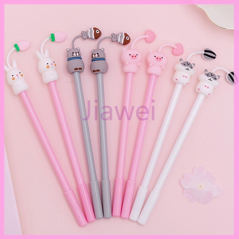 

Jiawei Pena gel kartun lucu / pena gel avatar kartun hewan