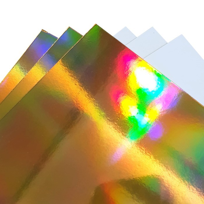

Kertas Hologram Emas 300 gsm A4 - Paper Gold