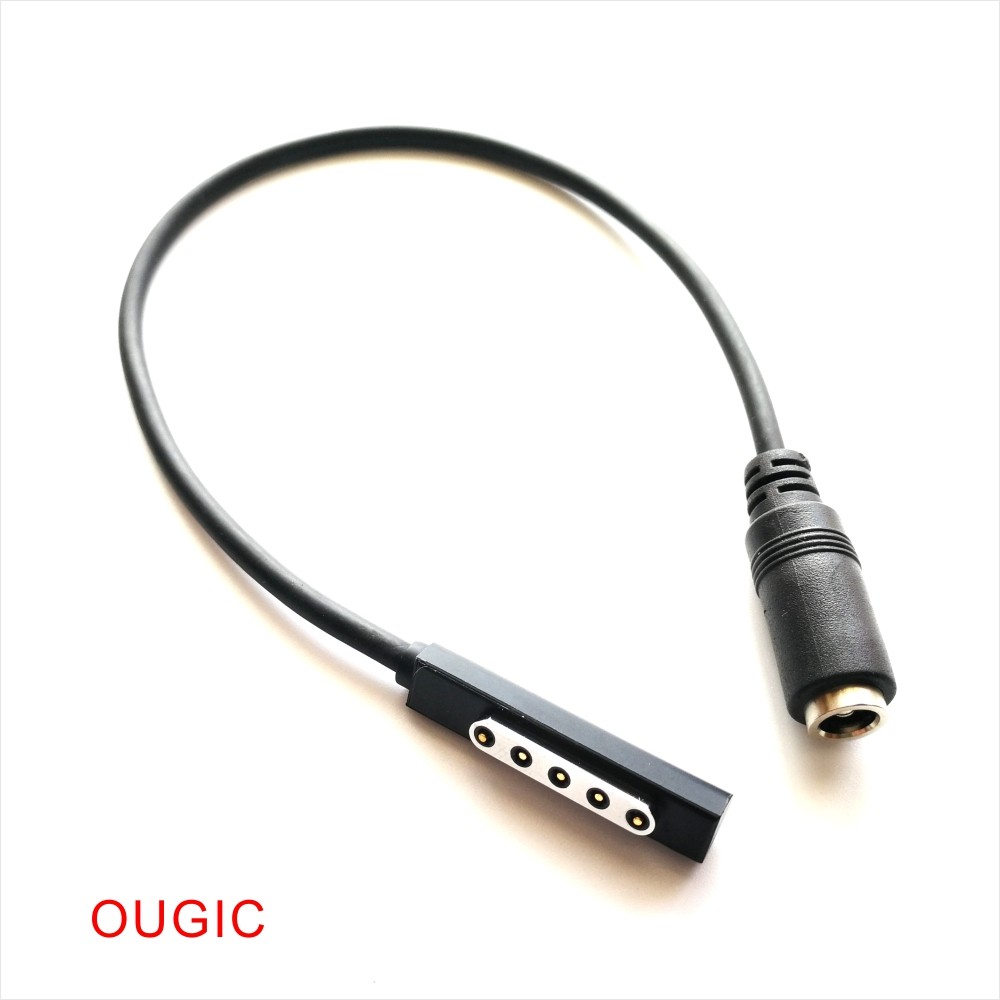 DC to Surface RT, Surface Pro, Suface Pro 2, charging cord charger, DC5.5*2.5mm to Microsoft Surface