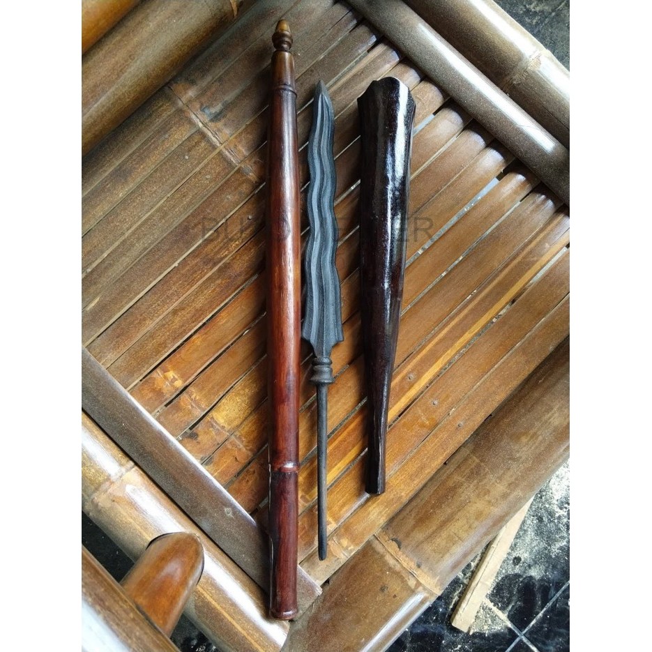 tombak megantara monggo order pamor keleng tanpa landean BM23443