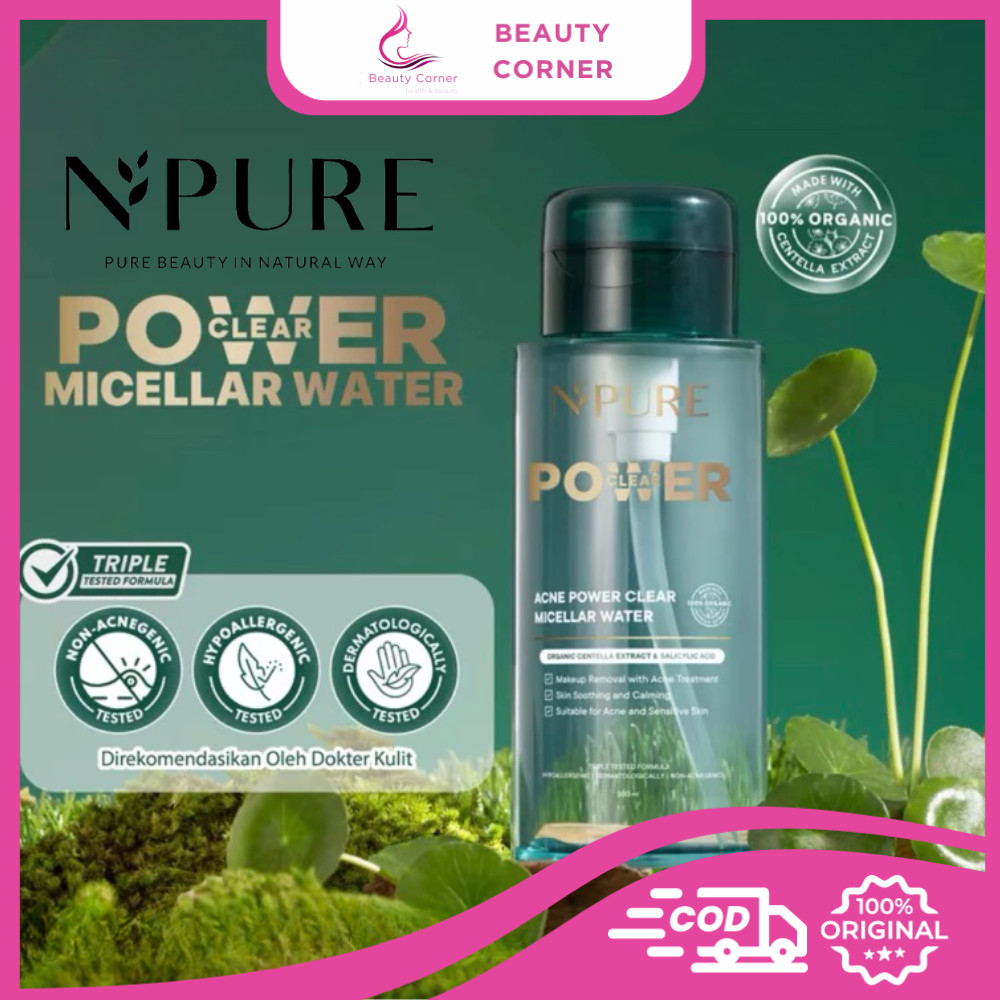 Npure Acne Power Clean Micellar Water - 300ml
