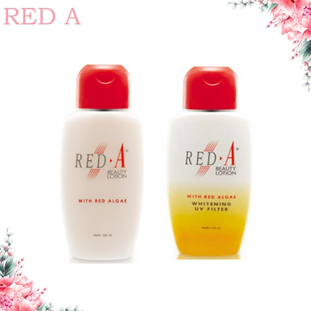 GN888 Red A Beauty Lotion with Red Algae 125ml, UV Filter & AHA (WHITENING Hand & Body Lotion) - 125