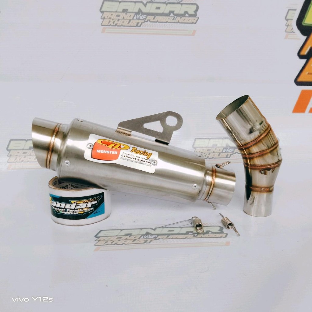 Knalpot Ninja 250 Fi/Karbu/SL Mono CLD Monster Full System Slip On - Motorcycle, Motor, Mesin Racing