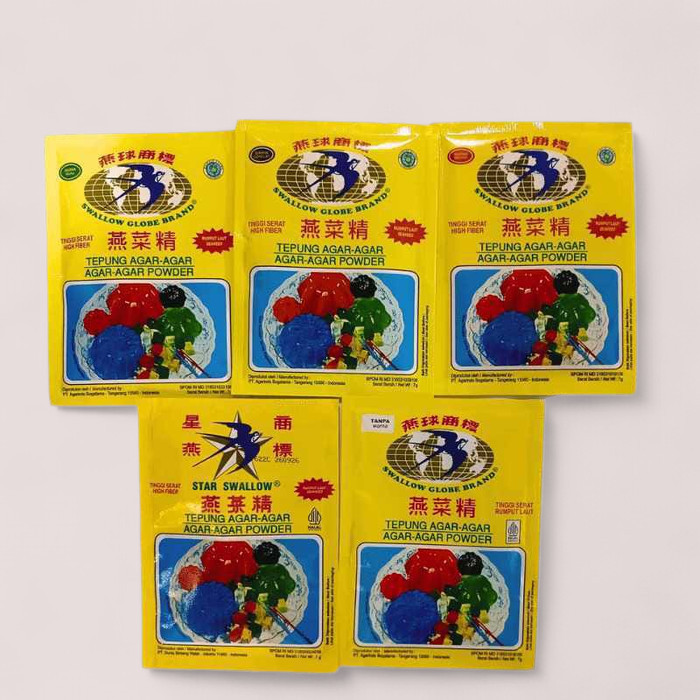 

[MJ] Agar Agar Star Swallow Globe Powder Bubuk Instan JJ018