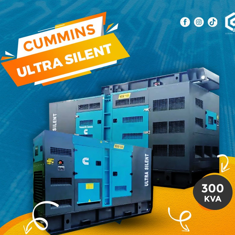 Genset Silent | 300KVA | Genset Diesel Cummins Ultra Silent