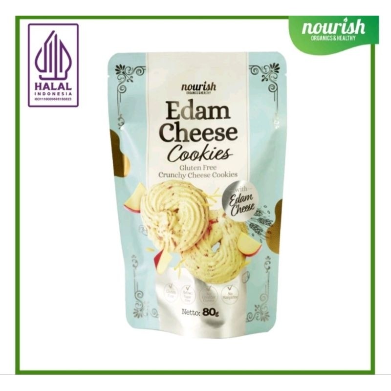 

Nourish - Cheese Edam Cookies - Gluten free Cookies 80gr