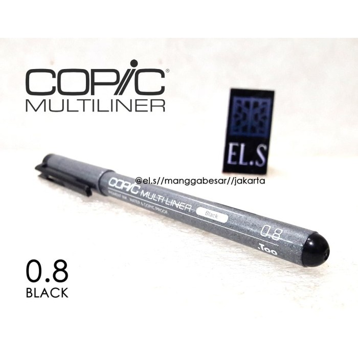 

[New Arrival] Copic Multiliner 0.8 Black