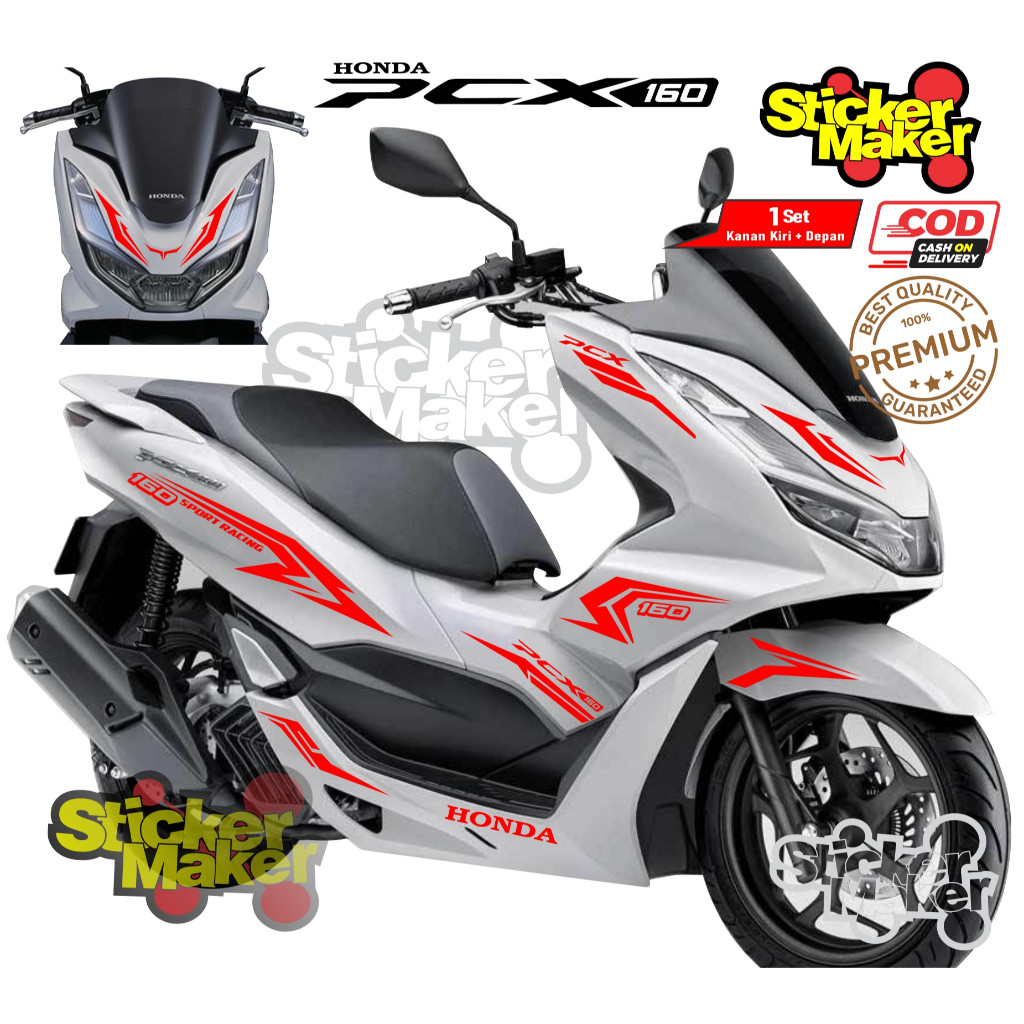 stiker striping pcx 160 aticker cutting honda pcx 160 new 2021/2022/2023/2024 striping pcx 160 varia