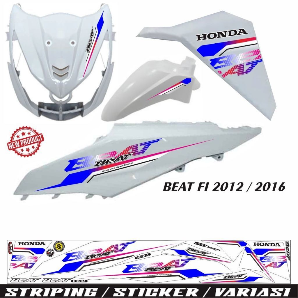LIS ELEGAN STRIPING MOTOR BEAT FI 2013 VARIASI / STRIPING BEAT FI 2015