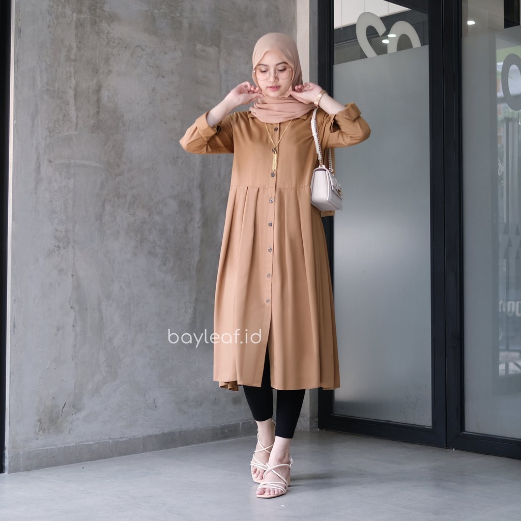 FLASH SALE Bayleaf.id Lulu Baju Tunik Atasan Wanita Kekinian