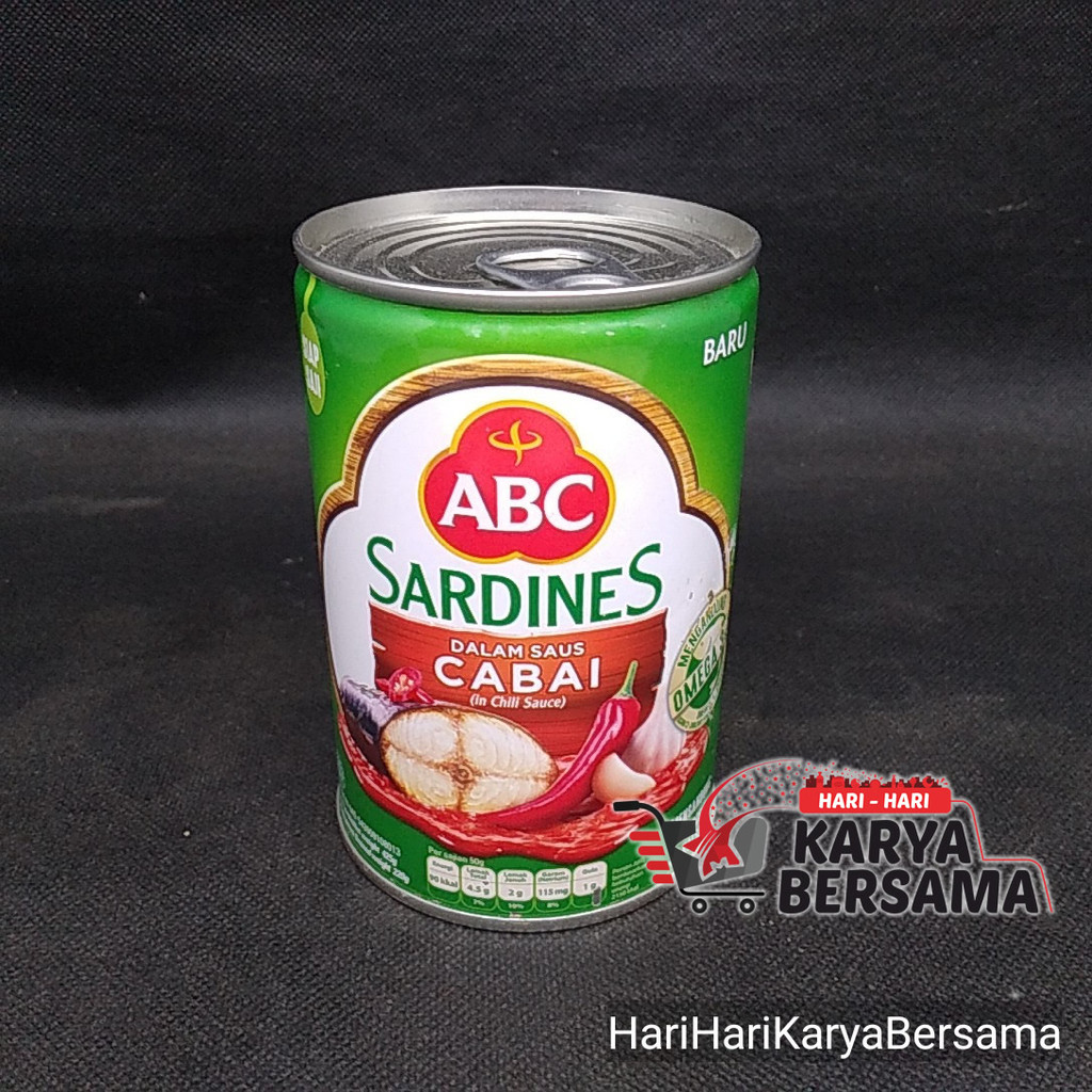 

MAKANAN KALENG ABC SARDINES SAUS CABAI 425GR