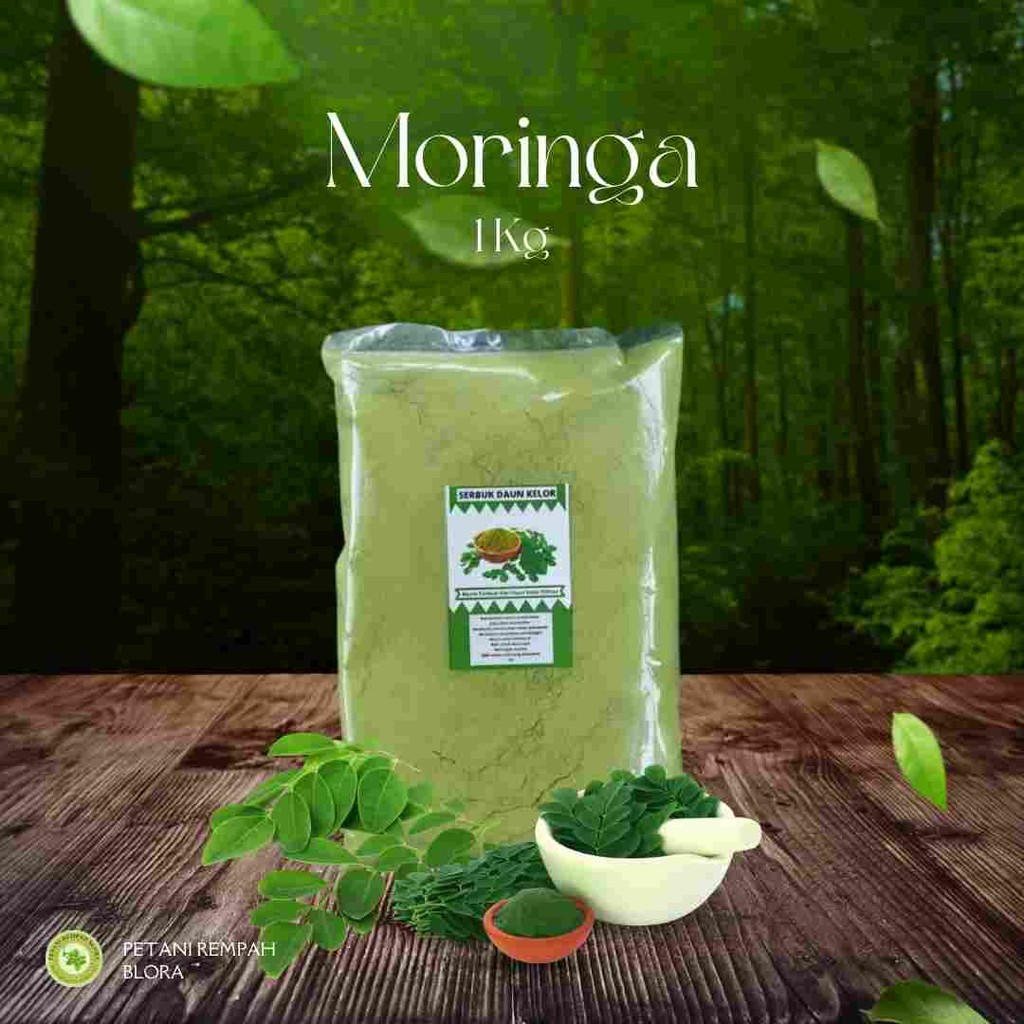 

PRB 1 KG Bubuk Daun Kelor Moringa Premium Pure Organic