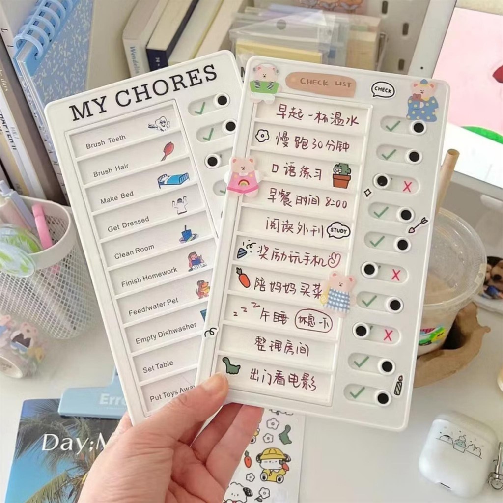 

MW037 Papan To Do List My Chores Sekolah SD SMP Jadwal Schedule Board Chore Kids Anak Time Tables