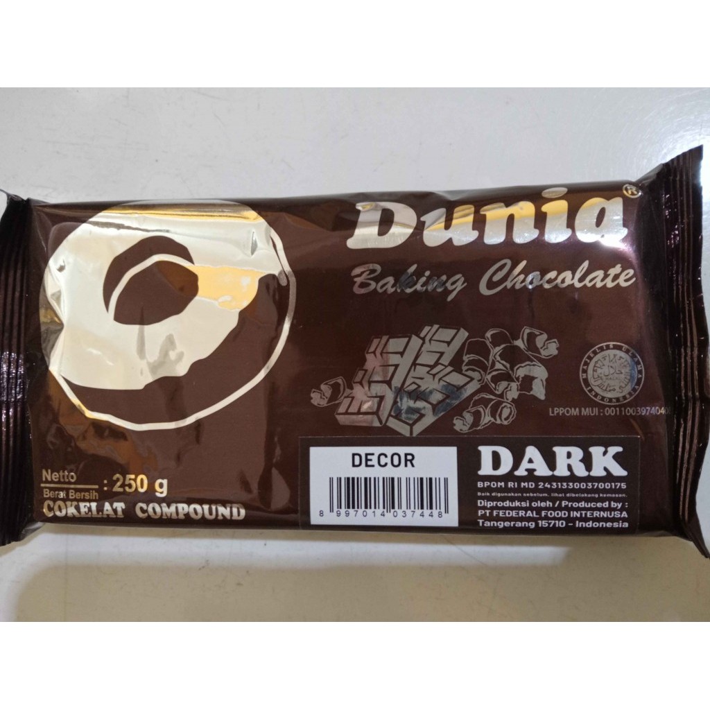 

Coklat Dunia Decor 250 Gram