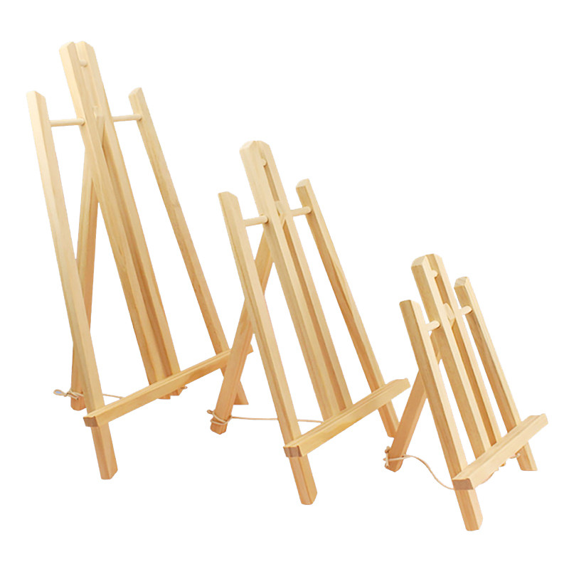 

Wooden Easel For Painting 30cm/40cm/50cm Beech Wood Table Easels For Artist Easel Paint Craft For Party Decoration Art Supplies