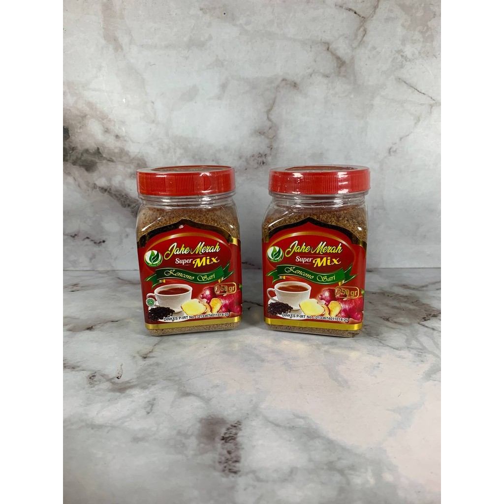 

JAHE MERAH SUPER MIX KEMASAN 250GR / JAHE MERAH KENCONO SARI ORIGINAL