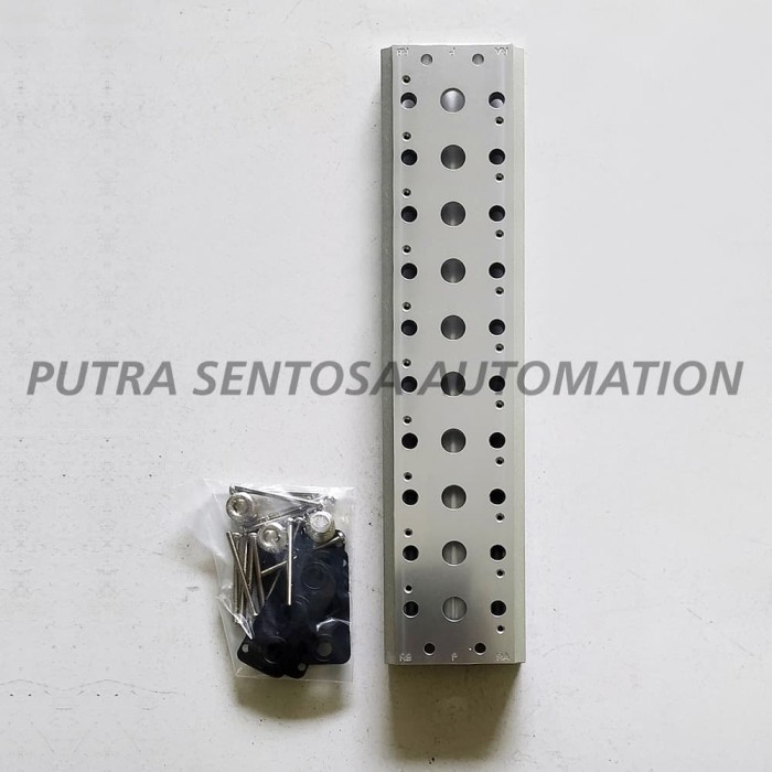 MANIFOLD BASE 10 STATION PNEUMATIC VALVE CHELIC SV500-10F