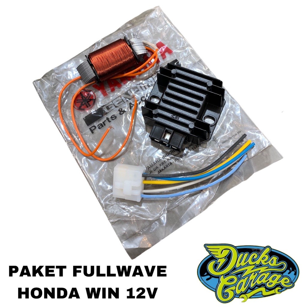 Paket Spull Spul Lampu Set Kiprok Nmax Original Pengapian Fullwave 12V Volt Honda Win Support Lampu 