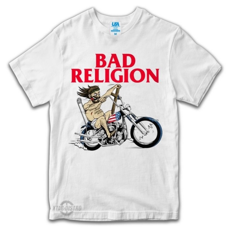 kaos BAD RELIGION PUTIH AMERICAN JESUS Premium tshirt bad religion kaos band punk rock