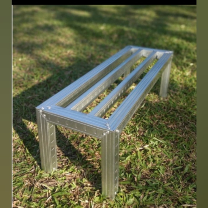 rak pot bunga kuat dan awet - Panjang 100cm