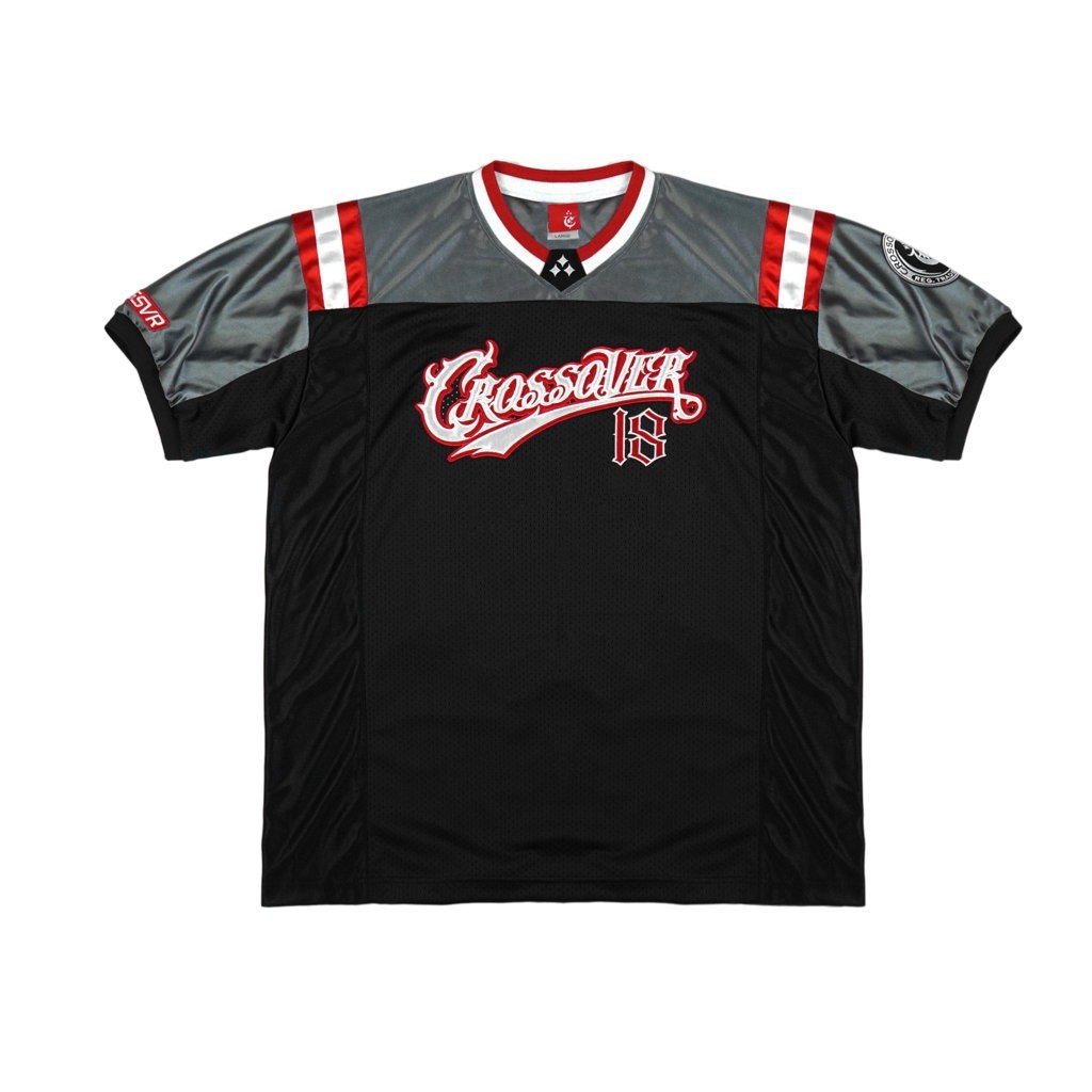 JERSEY CROSSOVER "STRUGGLE" GREY BLACK