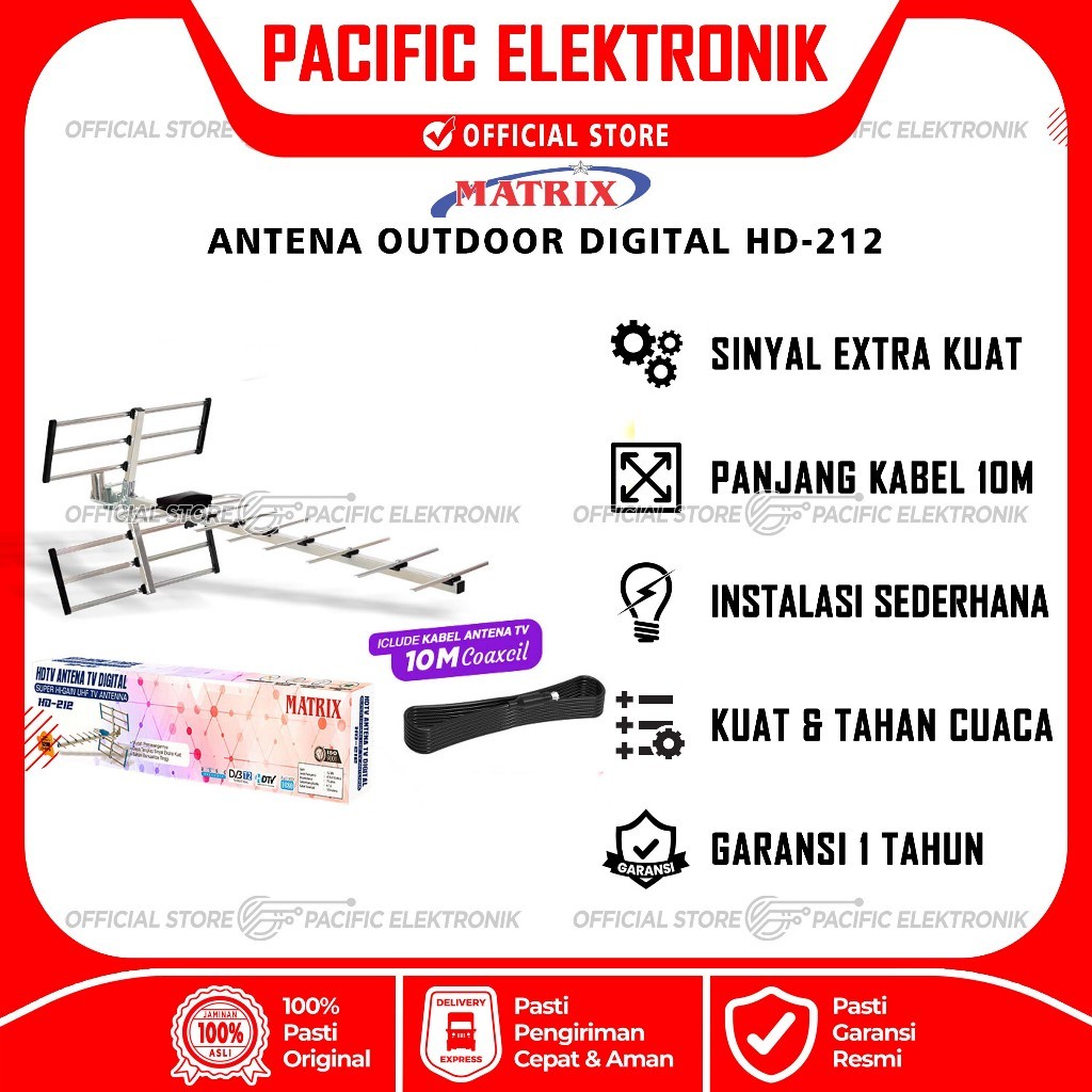 MURAH Antena Outdoor Digital Matrix HD-212 / HD212