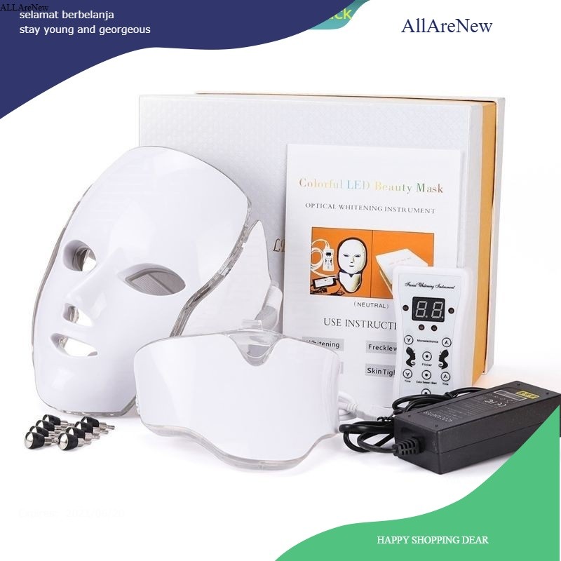 [AllAreNew] pdt light masker led 7 warna Facial led PHOTON PDT treatment masker led masker topeng wa