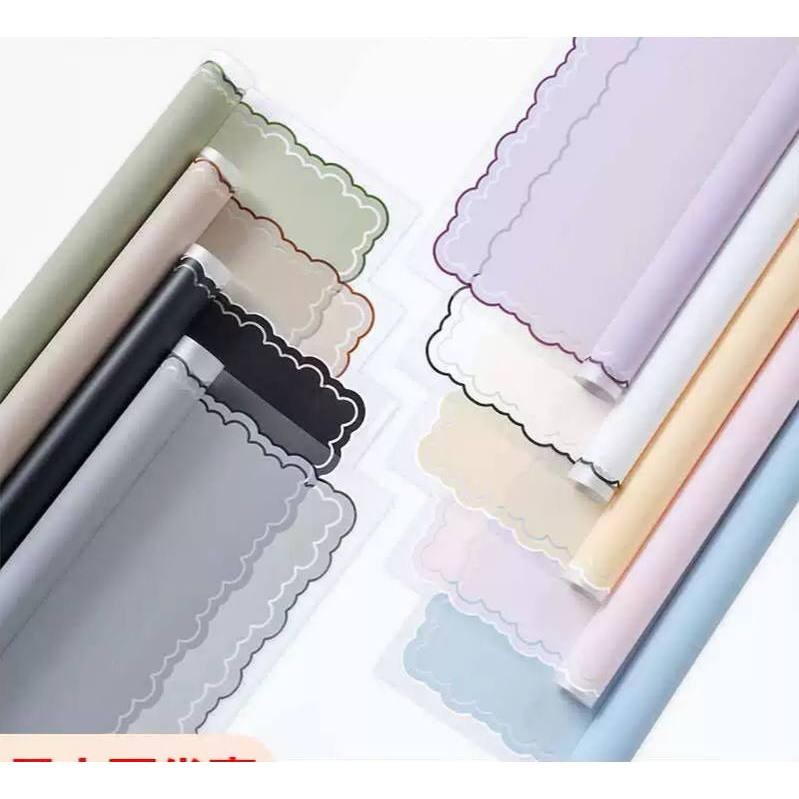 

20Lembar Cellophane Motif/ Kertas Buket Motif Awan/ Flower Wrapping List Awan