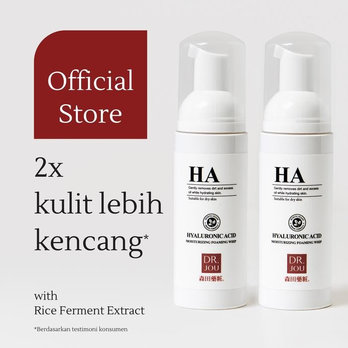 DR. JOU BUNDLE 2 pcs Hyaluronic Acid Moisturizing Foaming Whip