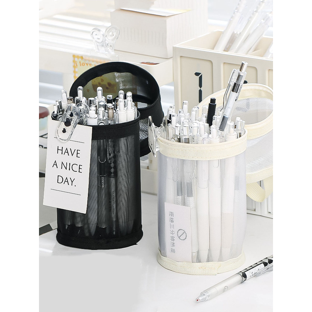 

Exam Specific Pencil Case High-value Cylindrical Pencil Case Student Large Capacity Transparent Storage Pencil Case