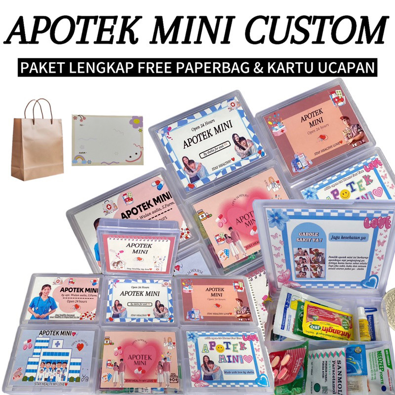 Apotek Mini | Kado Untuk Pacar | Kotak Apotek Mini | Emergency Box