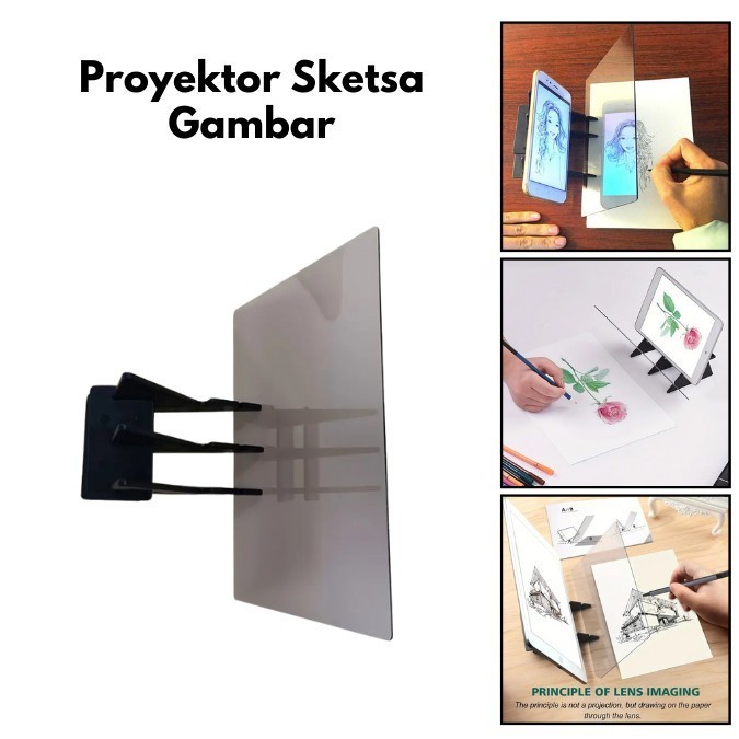 

GMGY Proyektor Sketsa Gambar Sketch Optical Drawing Board H0B26U