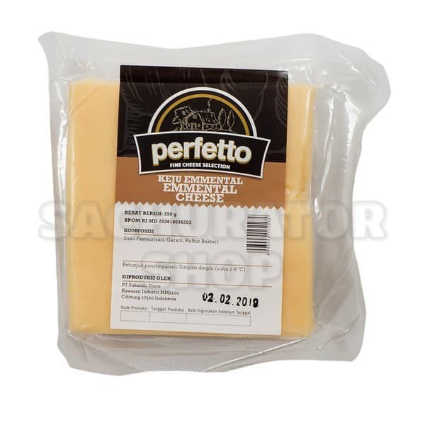 Keju Emental Perfeto Perfetto Emmental Ementhal Emmenthal Cheese Block