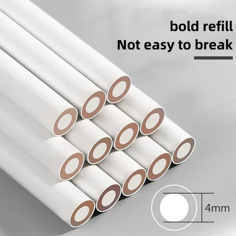 

4MM Sketch White Charcoal Pen High-gloss Pencil Set Student Painting Soft Charcoal Art Supplies Durable and Not Easy To Break