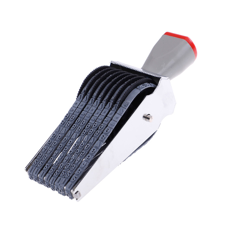 

8 Digit English Alphabet Letter Number Symbol Rolling Rubber Stamp Decoration