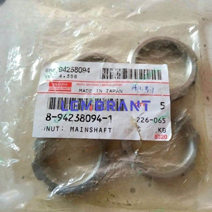 Jual--Part Mur Mainshaft Main Shaft Transmisi Gigi 5 Isuzu Panther