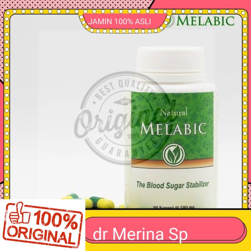 100% ASLI Obat Herbal Diabet obat diabetes Melabic atasi kencing manis Melabicasli 90 caps BPOM