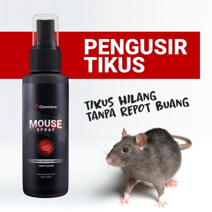 Osmotera Mouse Spray | Spray Pengusir Tikus Tanpa Racun