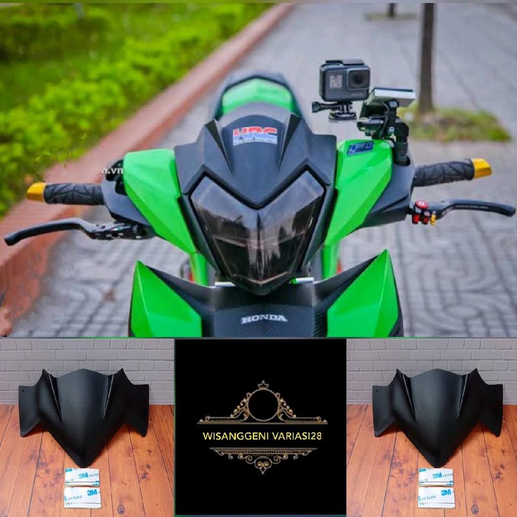 TERBARU VISOR SUPRA GTR 150 FREE DOUBLE TAPE WINDSHIELD VISOR SUPRA GTR 150 MOTOR