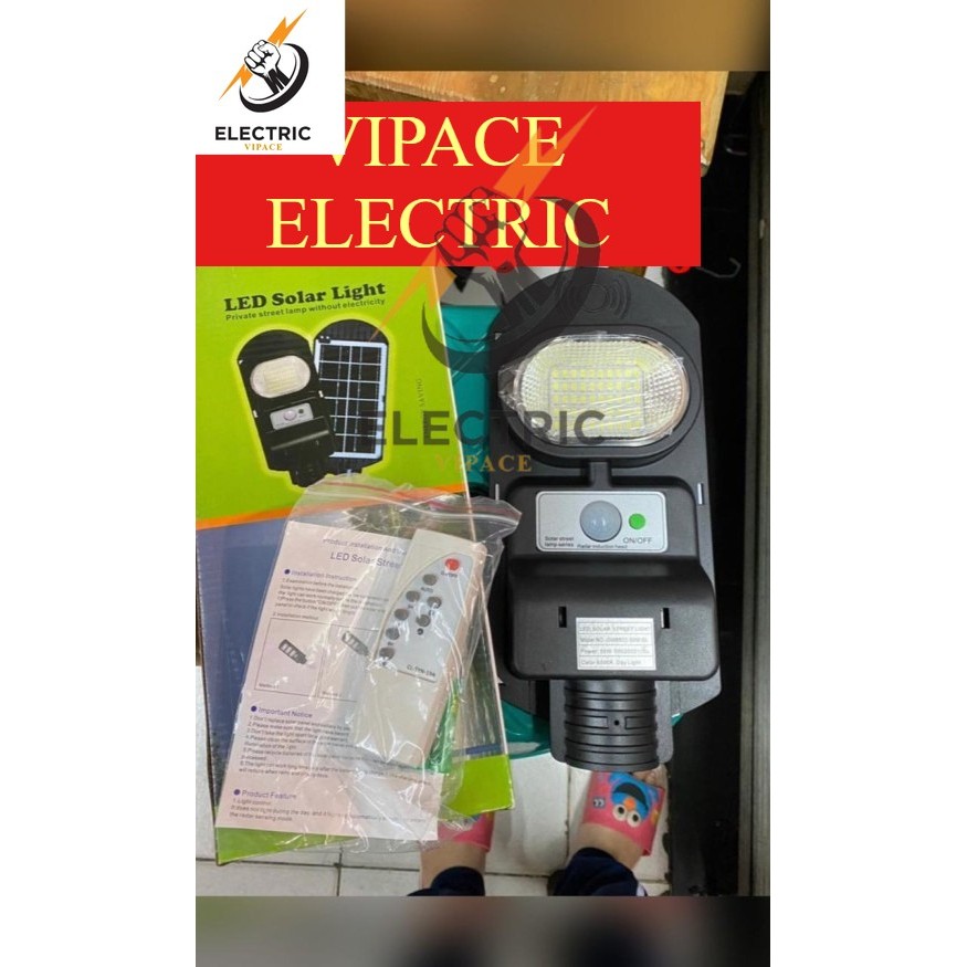 Lampu Jalan LED SOLAR CELL 50WATT PJU Tenaga Matahari 50 Watt Remote