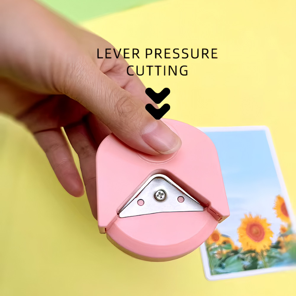 Round Corner Cutter R4 Pemotong Kertas Manual Pembentuk Sudut Pembolong Kertas Atk3014