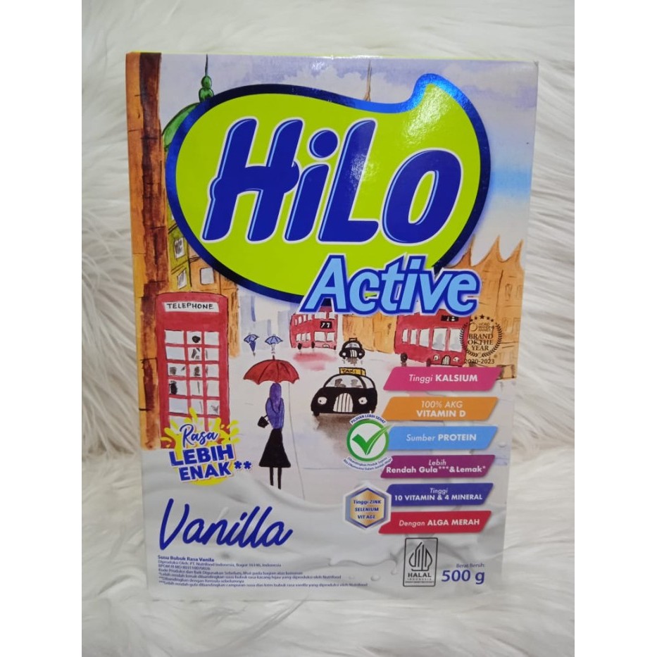 

Hilo Active rasa Vanila 500gr