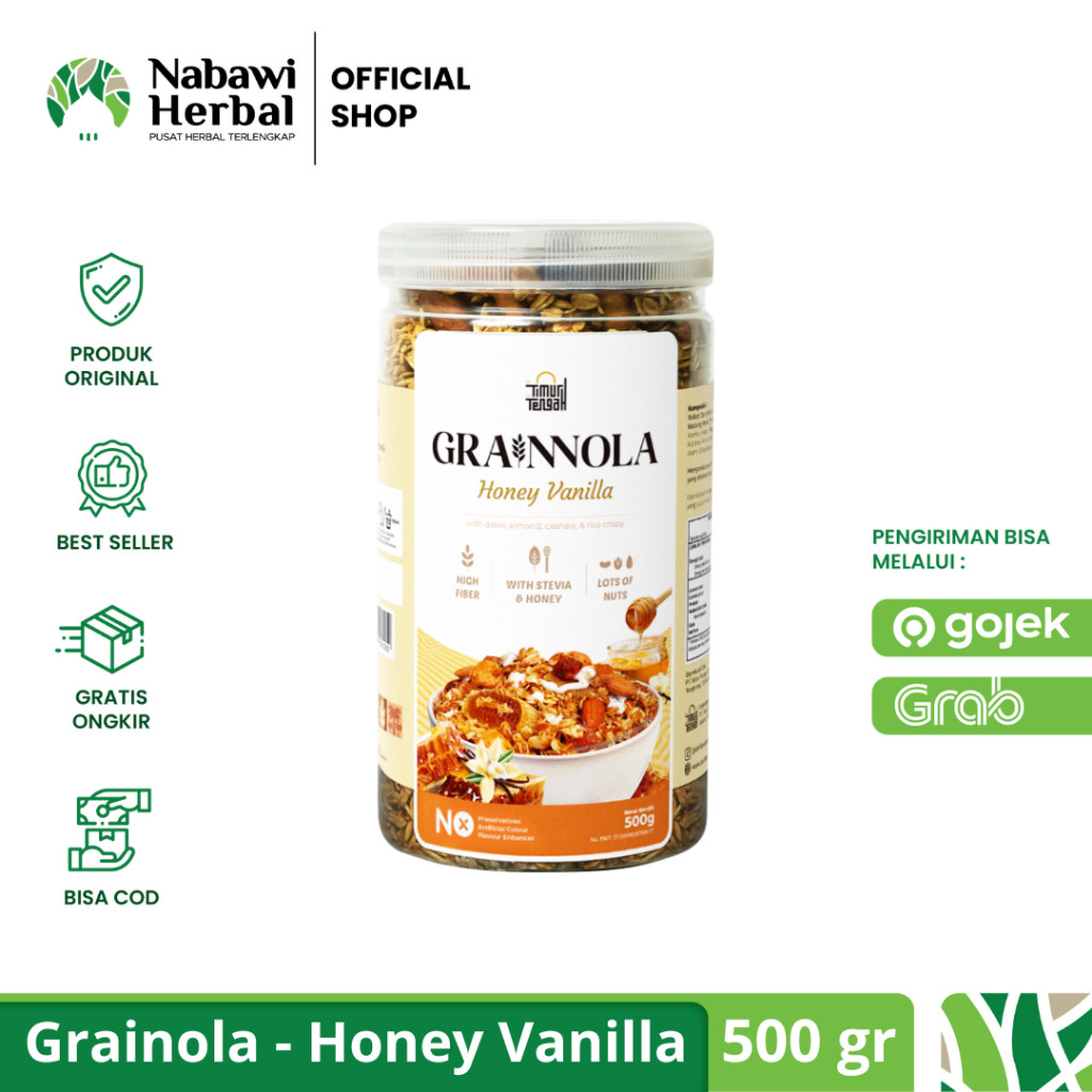 

TIMUR TENGAH - Combo Granola Honey & Vanilla 500gram & 250 gram